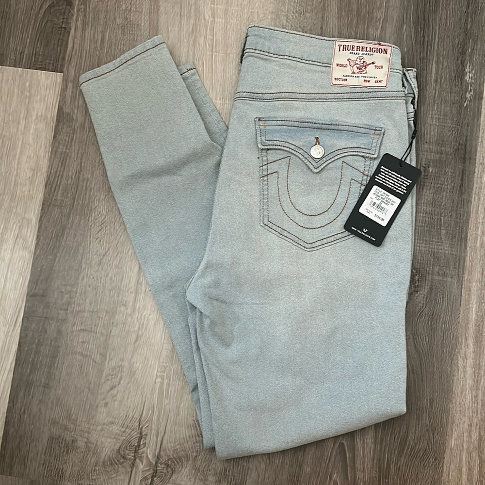 True Religion Jennie Curvy Mid Rise Super Skinny